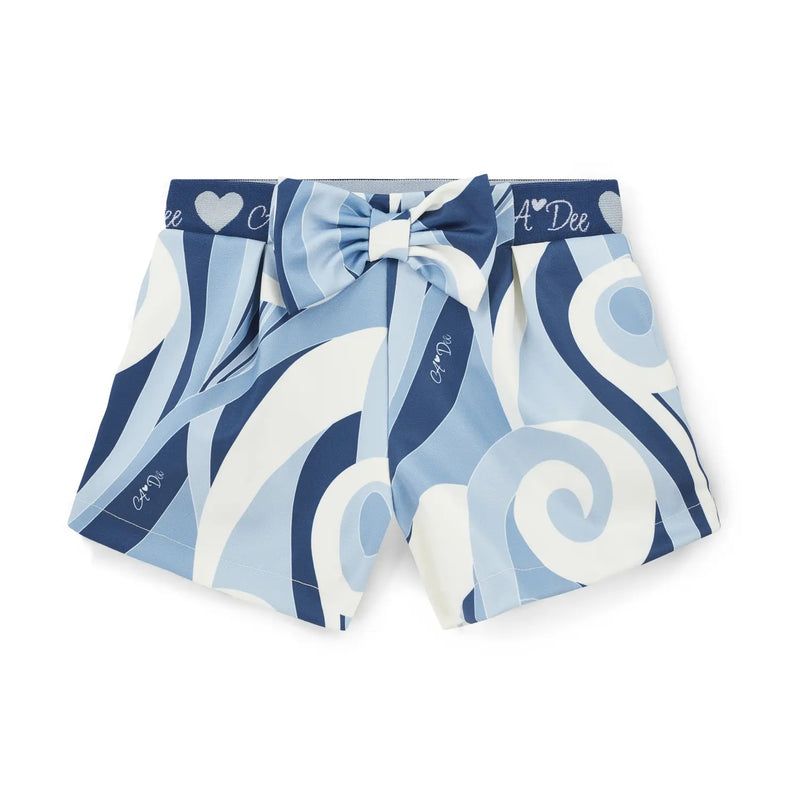 Girl's printed shorts.