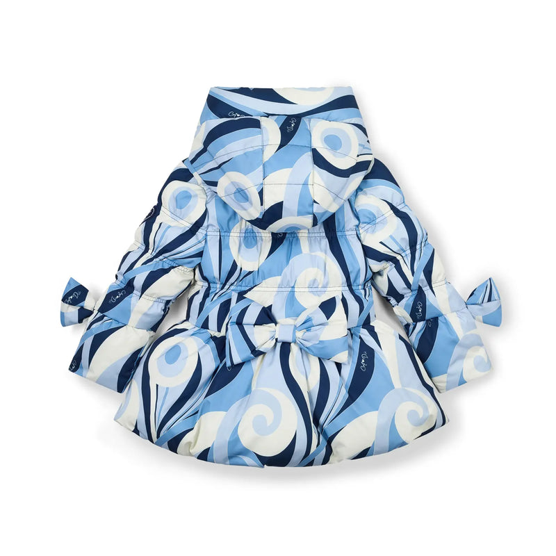 Back of the A Dee nylah coat.