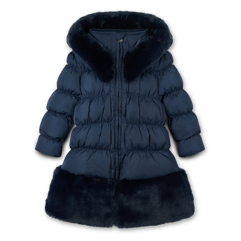 A Dee girl's dark navy rhea coat - 266202.