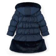 Back of the A Dee navy rhea coat.
