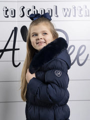 Closer view of the A Dee rhea coat.