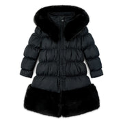A Dee girl's black rhea coat - 266202.