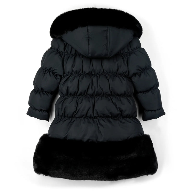 Rear view of the A Dee rhea coat.