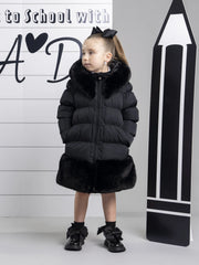 Girl modelling the A Dee rhea coat.
