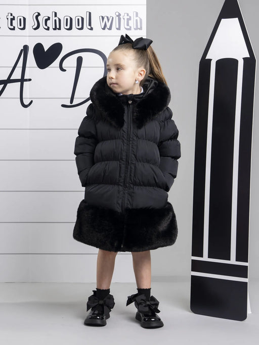 Girl modelling the A Dee rhea coat.