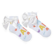 A Dee bright white sasha socks - 262915.