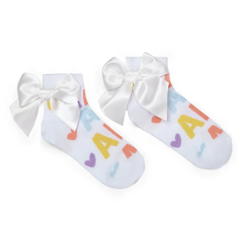 A Dee bright white sasha socks - 262915.