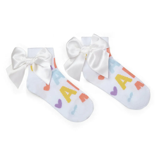 A Dee bright white sasha socks - 262915.