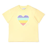 A Dee girl's yellow t-shirt. 