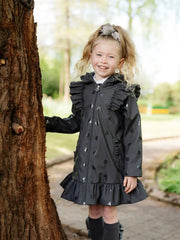 A Dee stella raincoat, modelled by girl.