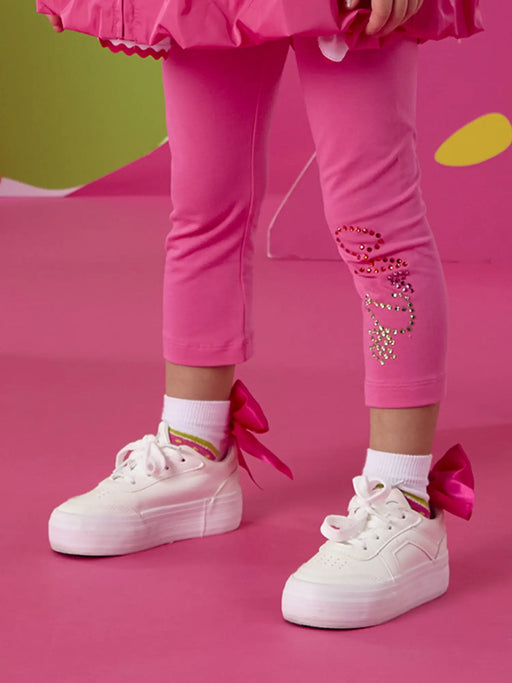 Closer view of the A Dee tiara socks.