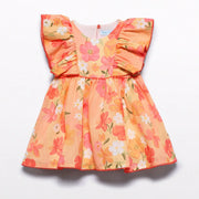 Abel and Lula baby girl's floral dress - 05020.