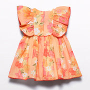 Back of the Abel and Lula floral dress.