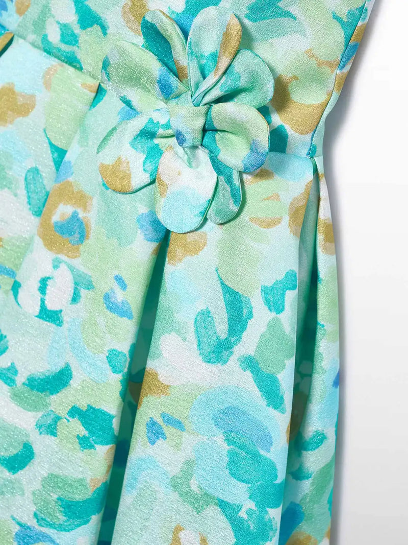 Closer look at the Abel and Lula floral dress.