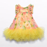 Abel and Lula girl's floral dress - 05040.