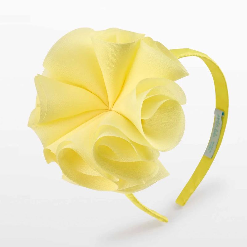 Abel and Lula yellow flower headband - 05472.
