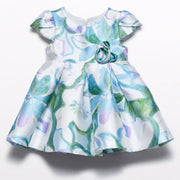 Abel and Lula baby girl's mikado dress - 05013.
