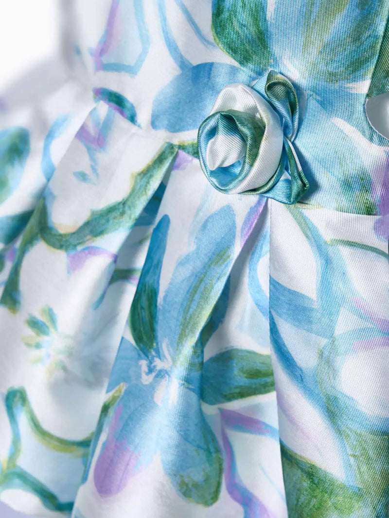 Closer look at the Abel and Lula mikado dress.