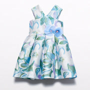 Abel and Lula girl's mikado dress - 05052.