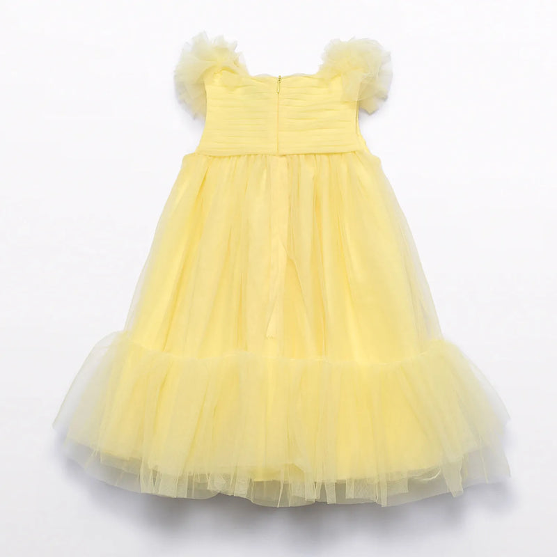 Back of the Abel and Lula tulle dress.