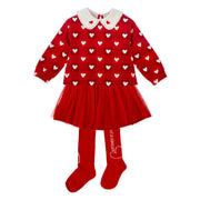 Agatha Ruiz de la Prada red checkerboard skirt set - 8712.