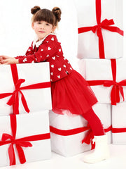 Girl wearing the Agatha Ruiz de la Prada checkerboard skirt set.