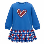 Closer view of the Agatha Ruiz de la Prada combined dress.