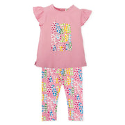 Agatha Ruiz de la Prada girl's dots leggings set - 8738.