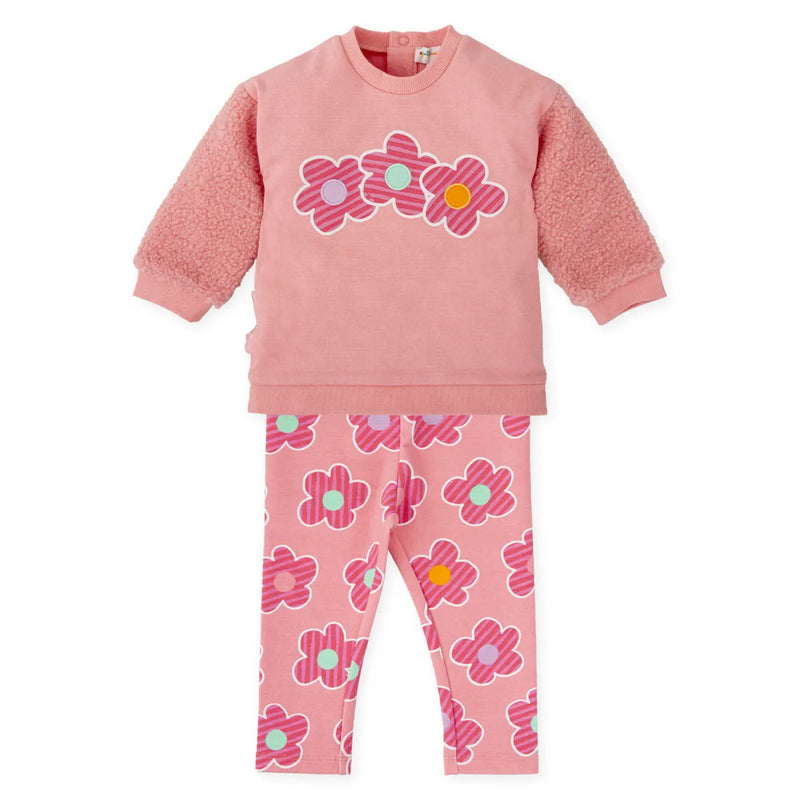 Agatha Ruiz de la Prada girl's flower leggings set - 8729.
