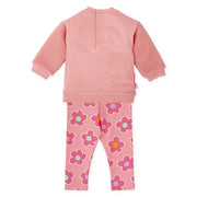 Back of the Agatha Ruiz de la Prada pink flower leggings set.