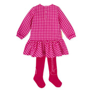 Back of the Agatha Ruiz de la Prada gingham dress.