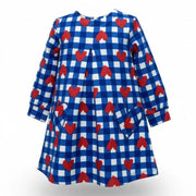 Closer view of the Agatha Ruiz de la Prada gingham dress.