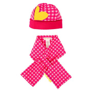 Agatha Ruiz de la Prada gingham hat & scarf - 8921.