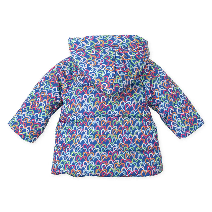 Back side of the Agatha Ruiz de la Prada Heart Print Coat.