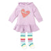 Agatha Ruiz de la Prada lilac hoodie dress - 9227.