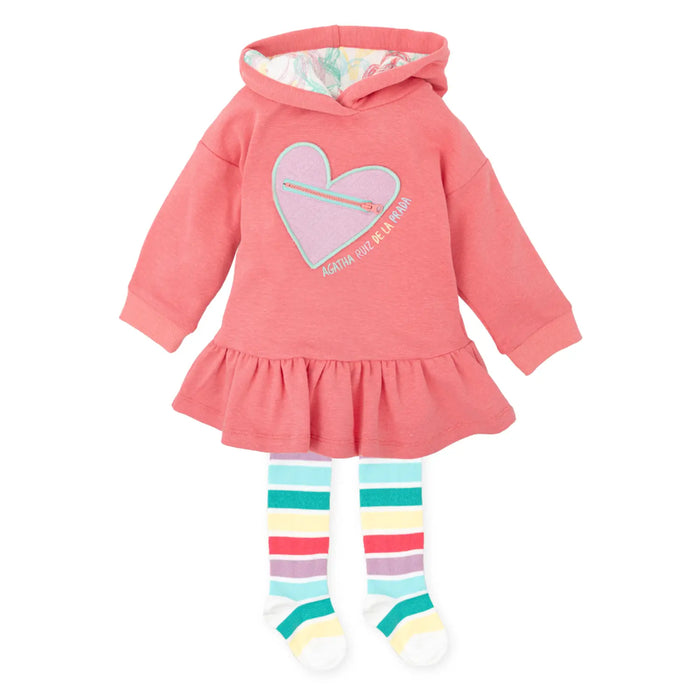 Agatha Ruiz de la Prada Hoodie Dress - Pink