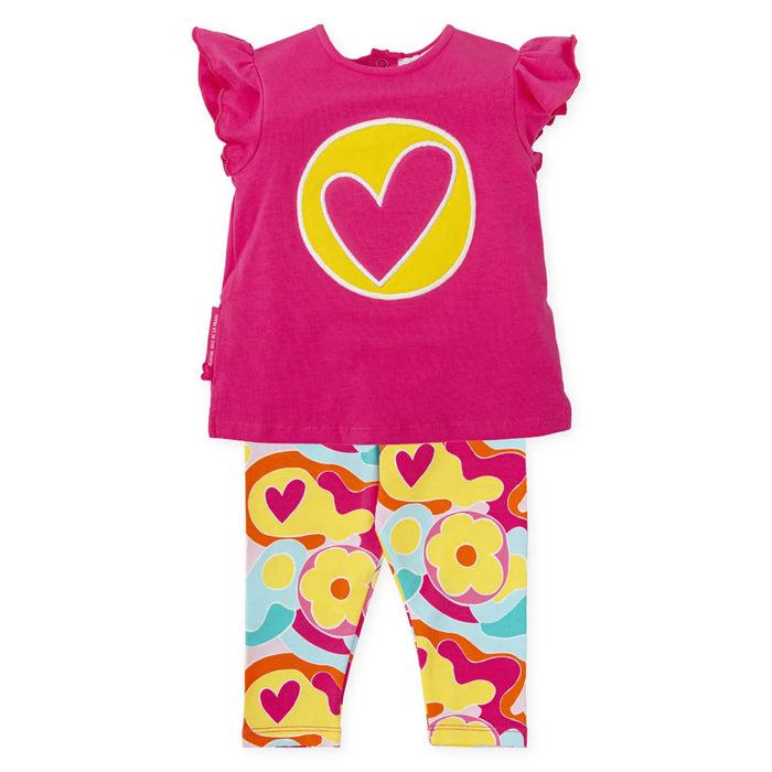 Agatha Ruiz de la Prada pansy leggings set - 8726.