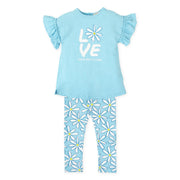 Agatha Ruiz de la Prada girl's margarita leggings set - 8739.