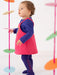 Girl modelling the Agatha Ruiz de la Prada quilted dress.