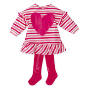 Agatha Ruiz de la Prada girl's striped dress - 8283.
