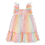 Rear view of the Agatha Ruiz de la Prada tulle dress.