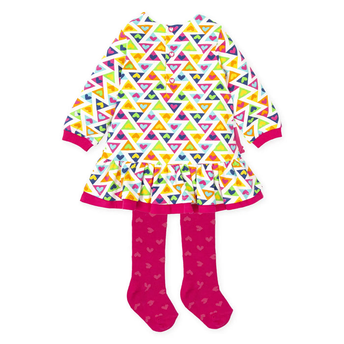 Rear view of the Agatha Ruiz de la Prada Zig Zag Dress.