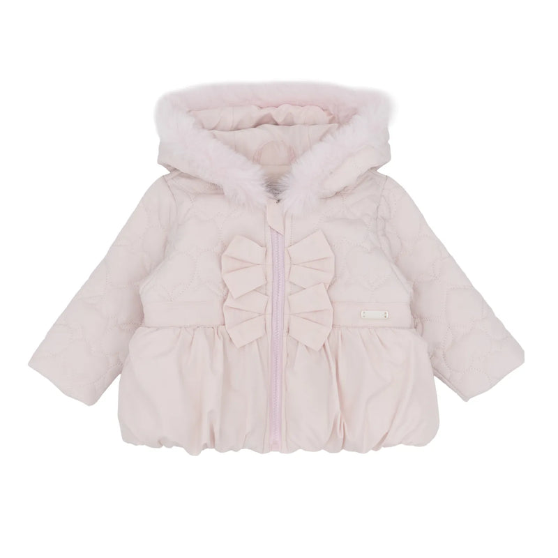 Amore girl's pink bow jacket - am0112.