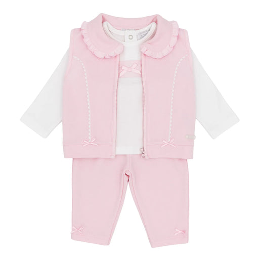 Amore baby girl's gilet set - am0102.