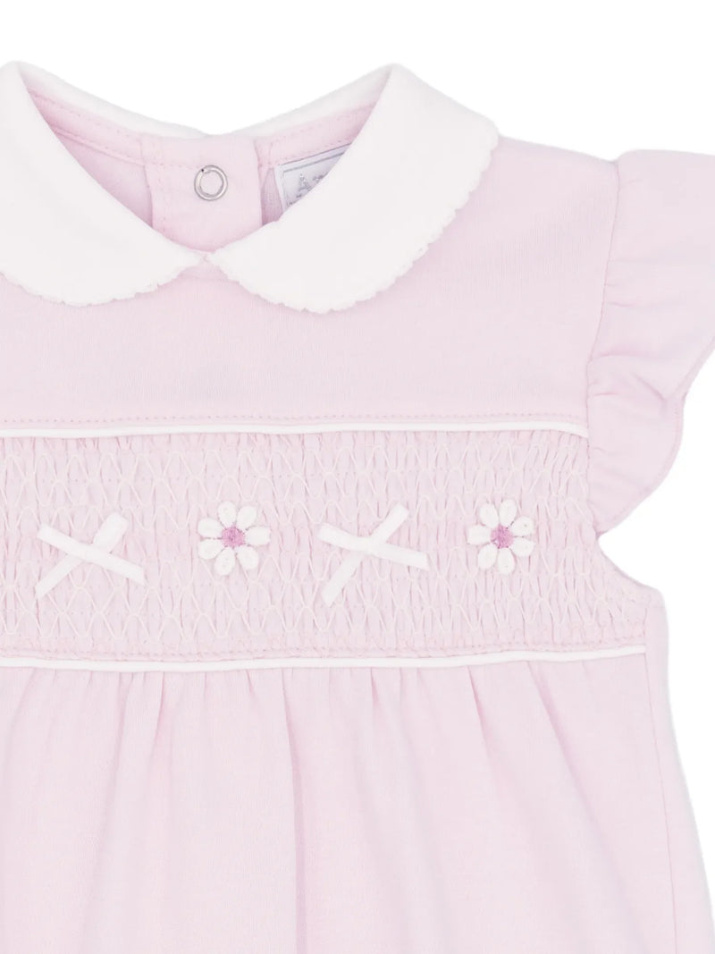 Closer view of the Amore little flower romper.