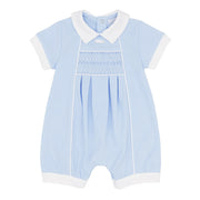 Amore baby boy's smocked romper - am0041.