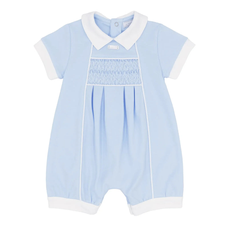 Amore baby boy's smocked romper - am0041.