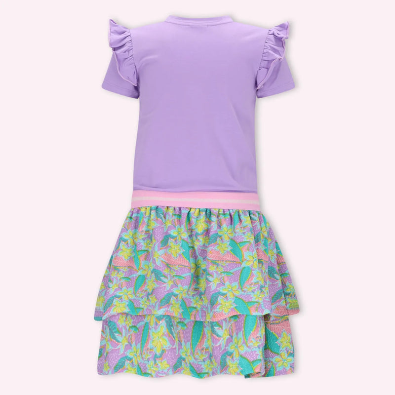 Back of the B.Nosy purple dua dress.