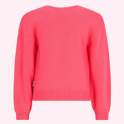 Back of the B.Nosy pink sheila sweater.