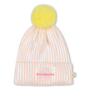 Billieblush girl's bobble hat - u21509.